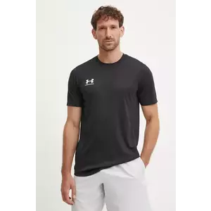 Under Armour tricou de antrenament Challenger culoarea negru, neted, 1379589 imagine