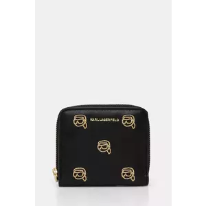 Karl Lagerfeld portofel femei, culoarea negru, 246W3205 imagine