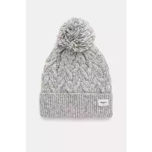 Pepe Jeans caciula WALLIS HAT culoarea gri, din tricot gros, PL040353 imagine