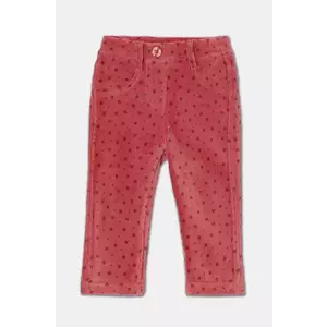 United Colors of Benetton pantaloni copii culoarea roz, modelator, 4T4MGE029 imagine