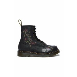 Dr. Martens bocanci de piele 1460 femei, culoarea negru, cu toc plat, DM32070001 imagine