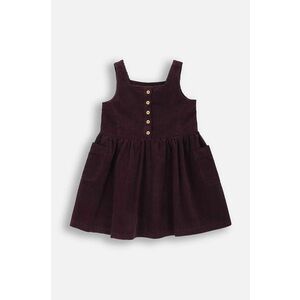 Coccodrillo rochie de catifea pentru copii culoarea violet, mini, evazati, ACADEMY GIRL KIDS imagine