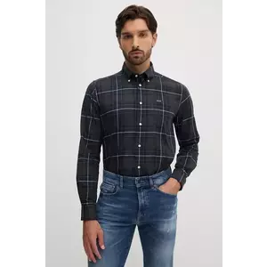 Barbour camasa din bumbac barbati, cu guler button-down, slim imagine