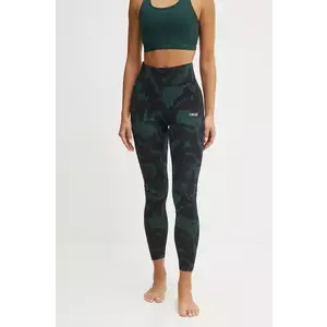 Casall jambiere de yoga Essential culoarea verde, modelator, 24240 imagine