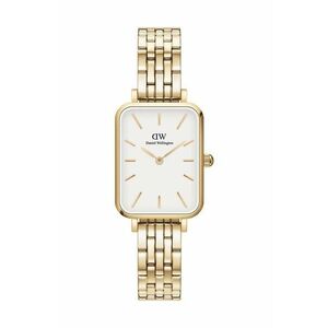 Daniel Wellington ceas Quadro 5-Link femei, culoarea auriu imagine