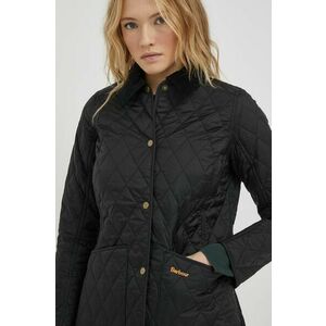 Barbour geaca femei, culoarea negru, de tranzitie imagine