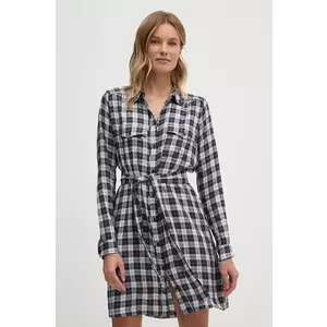 Pepe Jeans rochie POLYS culoarea albastru marin, mini, drept, PL953606 imagine