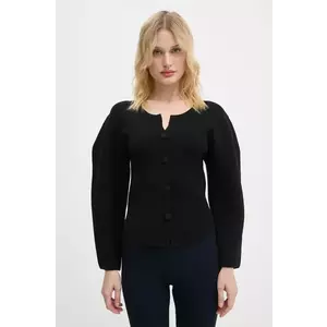 By Malene Birger cardigan FRANCINAS femei, culoarea negru, Q72575003 imagine