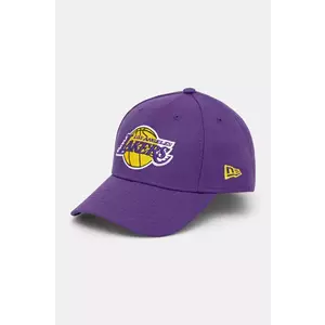 New Era șapcă de baseball pentru copii LOS ANGELES LAKERS culoarea violet, cu imprimeu, 11405635 imagine