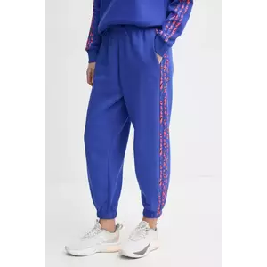 adidas pantaloni de trening Animal culoarea violet, cu imprimeu, IY1662 imagine