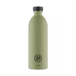 24bottles sticla Urban Bottle 1000 ml Stone Sage culoarea verde, Urban.1lt.StoneSage imagine