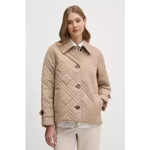 Barbour geaca Walton Quilt femei, culoarea bej, de tranzitie, LQU1753 imagine