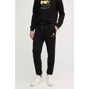 Karl Lagerfeld pantaloni de trening culoarea negru, uni, 705461.551900 imagine