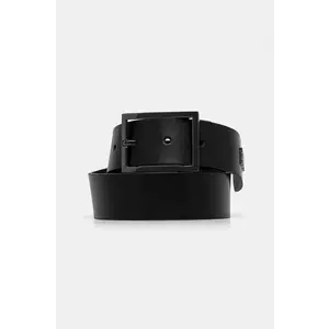 Karl Lagerfeld curea de piele barbati, culoarea negru, 551428.815300 imagine