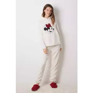 women'secret pijama MICKEY femei, culoarea bej, 3138637 imagine