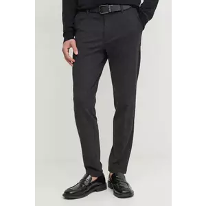 BOSS pantaloni barbati, culoarea negru, mulata, 50530871 imagine