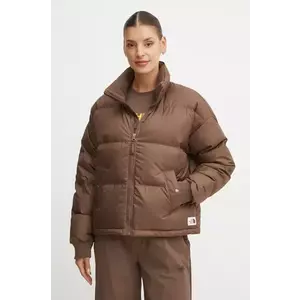 The North Face geaca de puf Down Paralta femei, culoarea verde, de iarna, oversize, NF0A3YSD1OI1 imagine