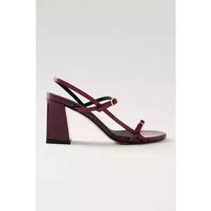 Alohas sandale de piele Elyn culoarea bordo, S100703-01 imagine