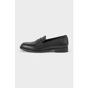 Vagabond Shoemakers mocasini de piele HEIDI femei, culoarea negru, cu toc plat, 5909-001-20 imagine