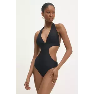 Answear Lab costum de baie culoarea negru, cupa usor rigidizata imagine