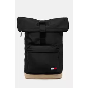 Tommy Jeans rucsac bărbați, culoarea negru, mare, uni, AM0AM13323 imagine