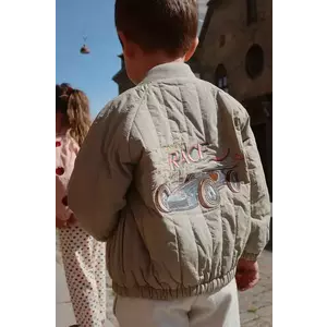 Konges Sløjd geacă bomber pentru copii JUNO BOMBER JACKET culoarea verde, KS102313 imagine