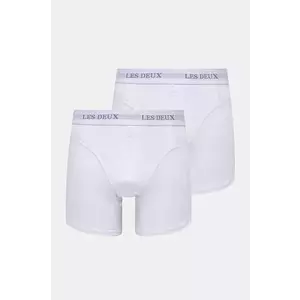 Les Deux boxeri 2-pack bărbați, culoarea alb, LDM960006 imagine