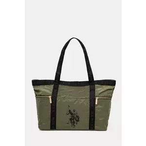 U.S. Polo Assn. geantă NEW SPORT CHIC culoarea verde, BEUN55842WN1 imagine