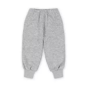 Konges Sløjd pantaloni de trening pentru copii LOU SWEAT PANTS OCS culoarea gri, cu imprimeu, KS102593 imagine