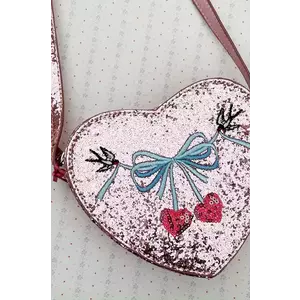 Konges Sløjd geantă fete VALENTINES TUT SHOULDER BAG culoarea roz, KS103368 imagine