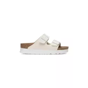 Birkenstock papuci Arizona Flex Platform Birkenstock x Papillio femei, culoarea bej, cu platforma, 1029127 imagine