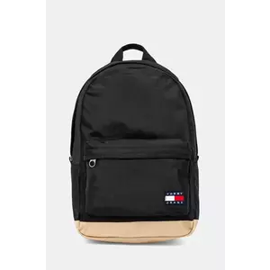 Tommy Jeans rucsac bărbați, culoarea negru, mare, cu imprimeu, AM0AM13356 imagine