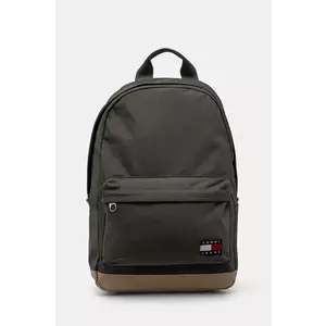 Tommy Jeans rucsac bărbați, culoarea verde, mare, cu imprimeu, AM0AM13356 imagine