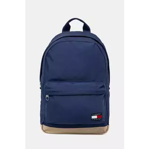 Tommy Jeans rucsac bărbați, culoarea bleumarin, mare, cu imprimeu, AM0AM13356 imagine