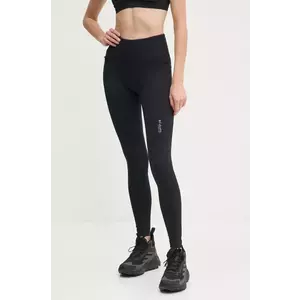 Columbia leggins sport Summit Valley femei, culoarea negru, cu imprimeu, 2118021, 00 imagine