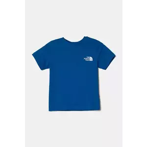 The North Face tricou de bumbac pentru copii BOX NSE S/S TEE cu imprimeu, NF0A89VT59J1 imagine