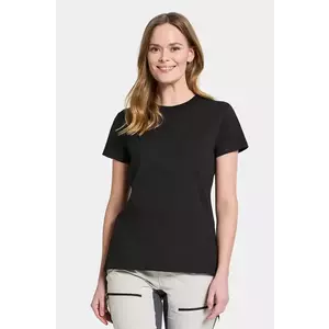 Didriksons tricou din bumbac INGARÖ femei, culoarea negru, 505082 imagine