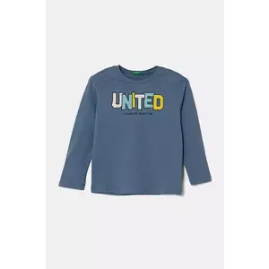 United Colors of Benetton longsleeve din bumbac pentru copii 3I1XG10HS imagine