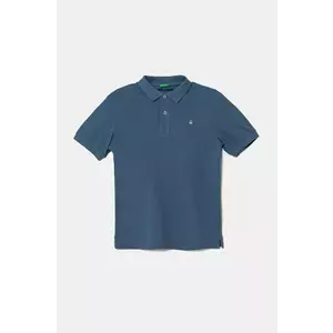 United Colors of Benetton tricouri polo din bumbac pentru copii uni, 3089C300Q imagine