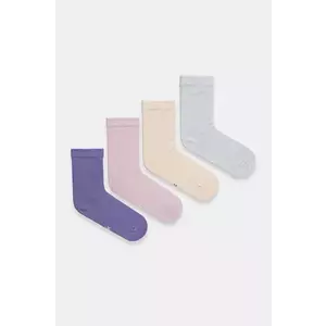 United Colors of Benetton șosete copii 4-pack culoarea roz, 6GRD07028 imagine