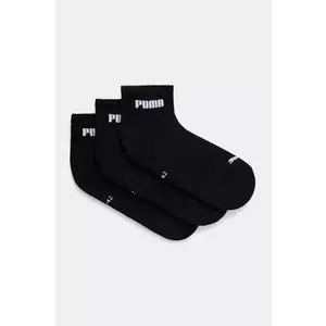 Puma șosete 3-pack culoarea negru, 938393 imagine