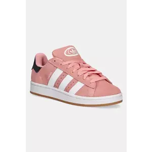 adidas Originals sneakers din piele intoarsă CAMPUS 00s culoarea roz, JI0284 imagine