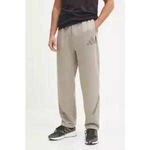 adidas pantaloni de trening Z.N.E. culoarea gri, cu imprimeu, JC6716 imagine