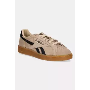 Reebok Classic sneakers din piele intoarsă CLUB C GROUNDS UK culoarea bej, 100229643 imagine