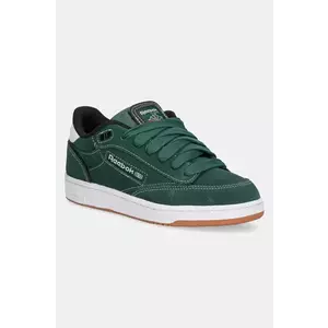 Reebok Classic sneakers din piele intoarsă CLUB C BULC CLN culoarea verde, 100209035 imagine