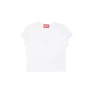 Diesel tricou de bumbac pentru copii TANGIE T-SHIRT culoarea alb, J01830 imagine