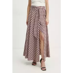 Forte Forte fusta culoarea bordo, maxi, evazati, 13527.my skirt imagine