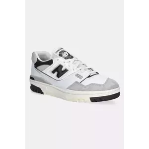 New Balance sneakers din piele 550 culoarea alb, BB550GWB imagine