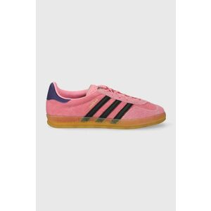 adidas Originals sneakers din piele întoarsă Gazelle Indoor culoarea roz imagine