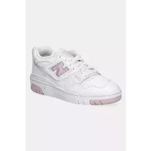 New Balance sneakers din piele BBW550VC culoarea alb, BBW550VC imagine